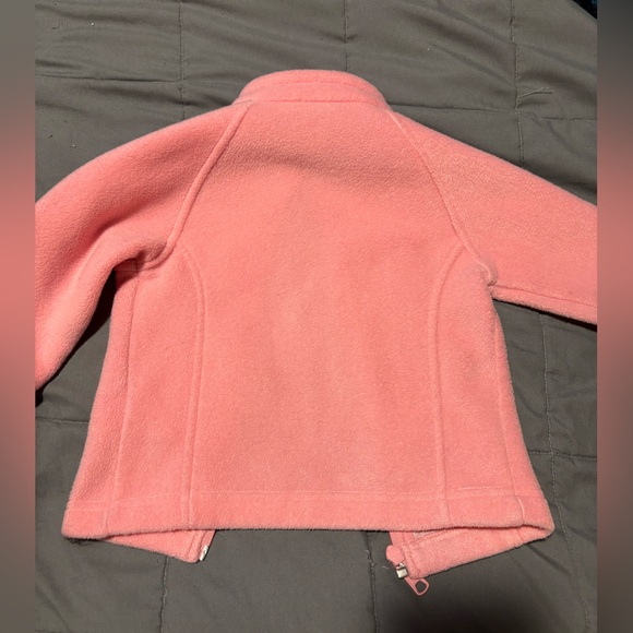 COLUMBIA Toddlers Pink Zip Up Fleece Jacket Size 12M - Picture 7 of 7